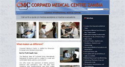 Desktop Screenshot of corpmedzambia.com